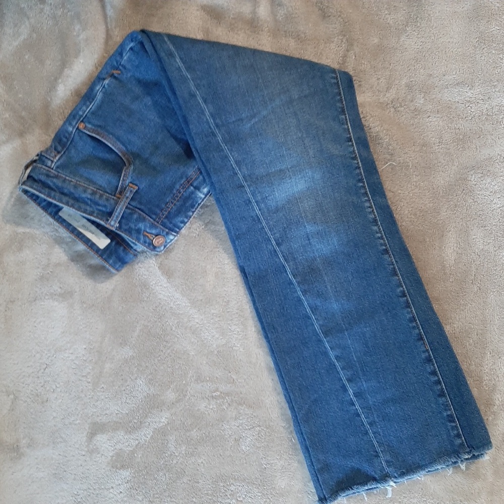 Anthropologie Pilcro & the Letterpress High Rise Flare Jeans Sz 28